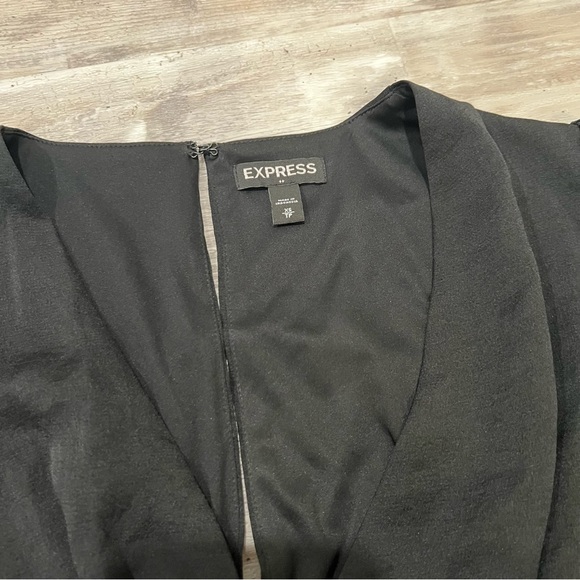 Express Black Long Sleeve Dress - Picture 3 of 3